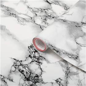 346-0047-2pka D-c-fix 059318964757 Decorative Self-adhesive Film Marble White 17 Inch X 78 Roll 2-