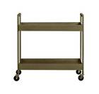 3789205 Da7621 Dorel Living Stella Bar Cart In Brass Finish 065857176971