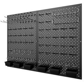 Daanxw 971954982671 Pegboard Kit With Accessories Includes 2 Pack 16 Inch X 24 Steel Peg Board And 1