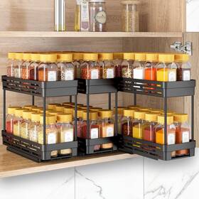 Da-sr-2p Dabige Pull Out Spice Rack Organizer For Cabinet 3 Packs Slide Racks Orga Da-sr-2p Dabige Pull Out Spice Rack Organizer For Cabinet 3 Packs Slide Racks Orga