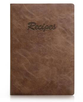 Jjqt001d Dahey Recipe Book To Write In Your Own Recipes Blank Hardcover Cookbook With Pocket