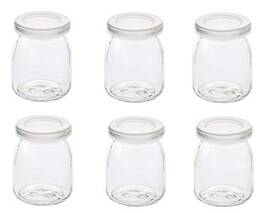 Ygt-6ct-15m Dailydanny 6 Pcs Yogurt Pudding Jars Bottles With Plastic Lids 5.5 Oz 150ml Clear Ygt-6ct-15m Dailydanny 6 Pcs Yogurt Pudding Jars Bottles With Plastic Lids 5.5 Oz 150ml Clear