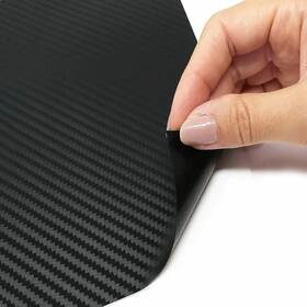Daiso Industries Co. Ltd 549892066849 Black Carbon Fiber Self Adhesive Vinyl Contact Paper Peel Stick 11.8 Inch X 31.5