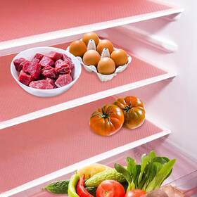 Dd2023 Daixers 10pcs Refrigerator Liners Washable Fridge Liner Shelf Mats Pink