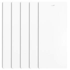 Dalix Pvc-sc-white-58.5- 5-pack Pvc Vertical Blind Replacement Slats Curved Smooth White 58.5 X 3.5 5- Dalix Pvc-sc-white-58.5- 5-pack Pvc Vertical Blind Replacement Slats Curved Smooth White 58.5 X 3.5 5-