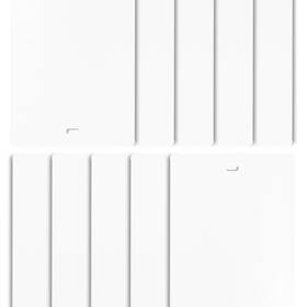 Dalix Pvc-sc-white-98.5- 10-pack Pvc Vertical Blind Replacement Slats Curved Smooth White 98.5 X 3.5 10 Dalix Pvc-sc-white-98.5- 10-pack Pvc Vertical Blind Replacement Slats Curved Smooth White 98.5 X 3.5 10