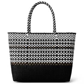 Dallas Hill 608028522308 Designs Handwoven Super Tote Bag For Women Recycled Plastic Sho