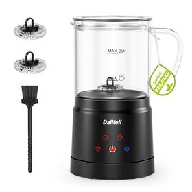 Ds-m0201 Dallfoll Milk Frother 4-in-1 And Steamer Electric Visualized G