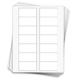 8386 Dashleigh Labels For Mini Liquor Bottles 3 X 1.5 Inches Waterproof White Vinyl 50 Sh