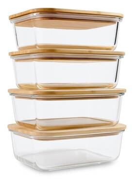 De 750258835267 Glass Food Storage Containers With Bamboo Lids 4-pack 36oz Airtight Leakp