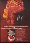 A1166 Dealer Ad Hostess Container Tupperware Party Food 1968 Plan Saleswomen