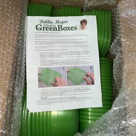 5127182 Debbie Meyer New 72 Ultralite Greenbox Reusable Plastic Airtight Food Storage