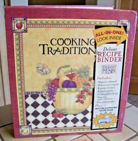 Debbie Mumm Cooking Traditions Deluxe Recipe Binder New Seasons Sealed