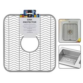 Decorrack 840362805550 Gray Sink Protectors For Kitchen Plastic 12 Inch X 11 Dish Rack Prot