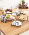 Decoware Buffet Organizer Bronze Color Ultimate Party 7 Pieces Stacked Or Separated 685784112387