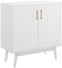 We-bdf30belmc Delacora Mid-century Modern 30inch With High Boy Style 2 White