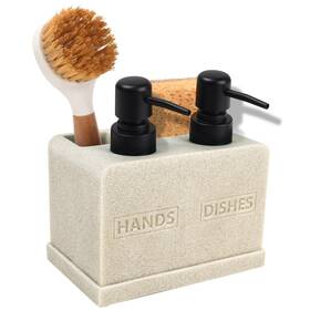 Dc-x006 Deobath Hand And Dish Soap Dispenser Set For Kitchen Sink Dual With Sp