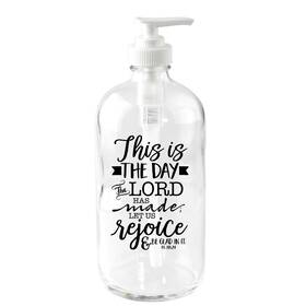 Dx5170 Dexsa This Is The Day 16 Oz Glass Soap Dispenser