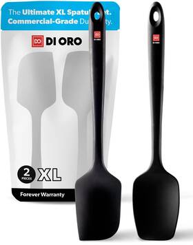 Dol-ps-030 Di Oro Living New Seamless Series 2-piece Silicone Pro Xl Spoonula And Spatula Set - 6