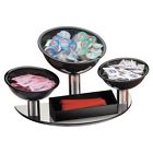 Widthx11in Diameterx9in 1092 Cal-mil Classic Tri-bowl Coffee Organize 18in Height Bla 688640118325