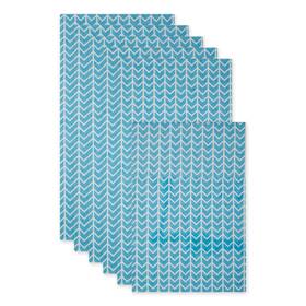 Dii 072456150943 Fridge Liner Collection Non-adhesive Cut To Fit 12x24 Bright Blue Herringb