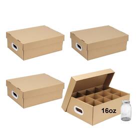Pcno1101-diiau Diiccyo 4 Pcs Cardboard Mason Jar Storage Box For 16 Oz Regular Or Wide Mouth Jars Ca Pcno1101-diiau Diiccyo 4 Pcs Cardboard Mason Jar Storage Box For 16 Oz Regular Or Wide Mouth Jars Ca