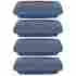 C-213-pc Dish-c-213-pc 1105806 Pyrex Easy Grab Blue Replacement Lid For 1.5qt Loaf 4 Pack C-213-pc Dish-c-213-pc 1105806 Pyrex Easy Grab Blue Replacement Lid For 1.5qt Loaf 4 Pack