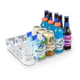 Display Technologies 746663000109 Fridge-plus Drink Organizer For Refrigerator Storage -