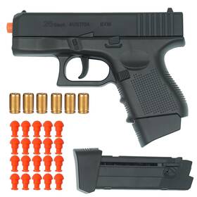 Ditoon 742404268524 Dreamplay Shell Ejecting Toy Gun Realistic Automatic Pull Back Action Shooti