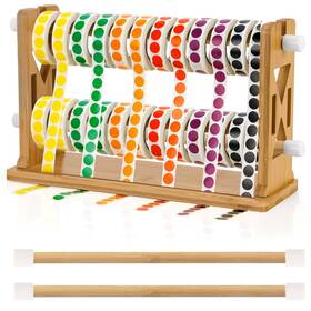 Da2-c0057 Dlugopis Wooden Label Dispenser Roll Holder 13x4.5x8 Inch Sticke