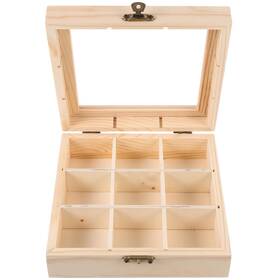 Ohm67r00bo1pn028a11qd Doitool Tea Bag Organizer Countertop Holder Compartments Restaurant Station Box T