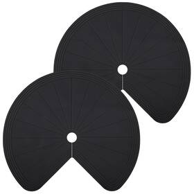 Mee-doublefill-2899 Doublefill 2 Pack 26 Inch Lazy Susan Shelf Liner Silicone Non Adhesive Circl