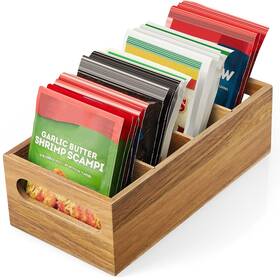 Poac-4 Drastar Pantry Organization And Storage Bins Seasoning Packet Organizer With