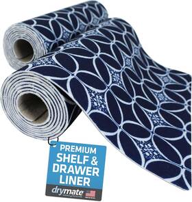 Sl1259inwp Drymate Premium Luxury Shelf And Drawer Liner Thick 12 Inch X 59 2-pack Indigo