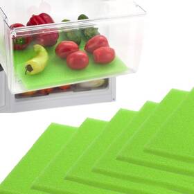 X10.5 Dualplex 758182983504 Refrigerator Liners Washable 6 Fridge Drawer Mats 13 Inch Shelf