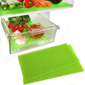 Cominhkpr145876 Dualplex Fruit And Veggie Life Extender Liner For Fridge 15x24 Green