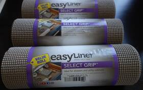 Duck 075353268667 Easy Liner Select Grip Ideal For Drawers &utility - Taupe 12 Inch X 20 Ft. Set Of 3