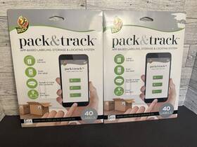 285882 Duck Brand Pack And Track App-based Labeling System 2 X 40-packs 80 Labels Total