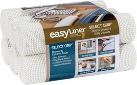 286789 Duck Easyliner Select Grip Shelf Liner For 12 Inch X 10&apos Pack Of 6 White