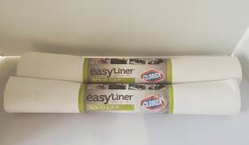 81119989 Duck Solid Grip Easyliner Non Adhesive Shelf Liner With Clorox 2 Pk 20 Inch X 6ft