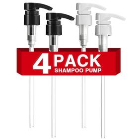 Ztbt01 Dupaksys 4-pack Shampoo Pump For Liter 33.8 Oz And Conditioner Dispenser Ztbt01 Dupaksys 4-pack Shampoo Pump For Liter 33.8 Oz And Conditioner Dispenser