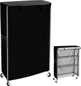 Jzz-hei-824-d Dustyprote Storage Shelf Cover For Wire Shelving Heavy Duty 600d Waterproof Outdoor Sto Jzz-hei-824-d Dustyprote Storage Shelf Cover For Wire Shelving Heavy Duty 600d Waterproof Outdoor Sto
