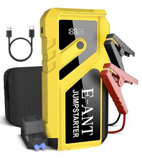 E-ant 699838105645 Car Battery Jump Starter 12v Pack For Up To 8l Gas/5l D
