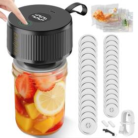 Sp-mj02 Eallpha 3 In 1 Mason Jar Vacuum Sealer Electric For Jars Includ