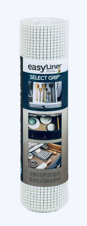 1359539 Easy Liner New Duck Brand White Select Grip 12 Inch X 10ft Shelf Storage 1359539 Easy Liner New Duck Brand White Select Grip 12 Inch X 10ft Shelf Storage