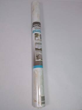 286464 Easyliner Duck Removable Adhesive Vinyl 20in X 15ft Beige Marble - New Sealed