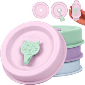 Ecowave 195893665518 Fits Both Regular And Wide Mouth Pastel Pink Purple Blue Green