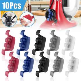 Eeekit 601549054549 10x Silicone Cord Wrapper Organizer Clip Holder Cables Winder Kitchen Appliances