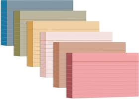 Eh-10 Ehme 3x5 Index Cards Ruled Lined 216 Pcs Flash Study For Multicolored