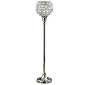 Elegance 015227728873 Heim Concept Sparkle Small T-lite Holder On 16-inch Stand Silver